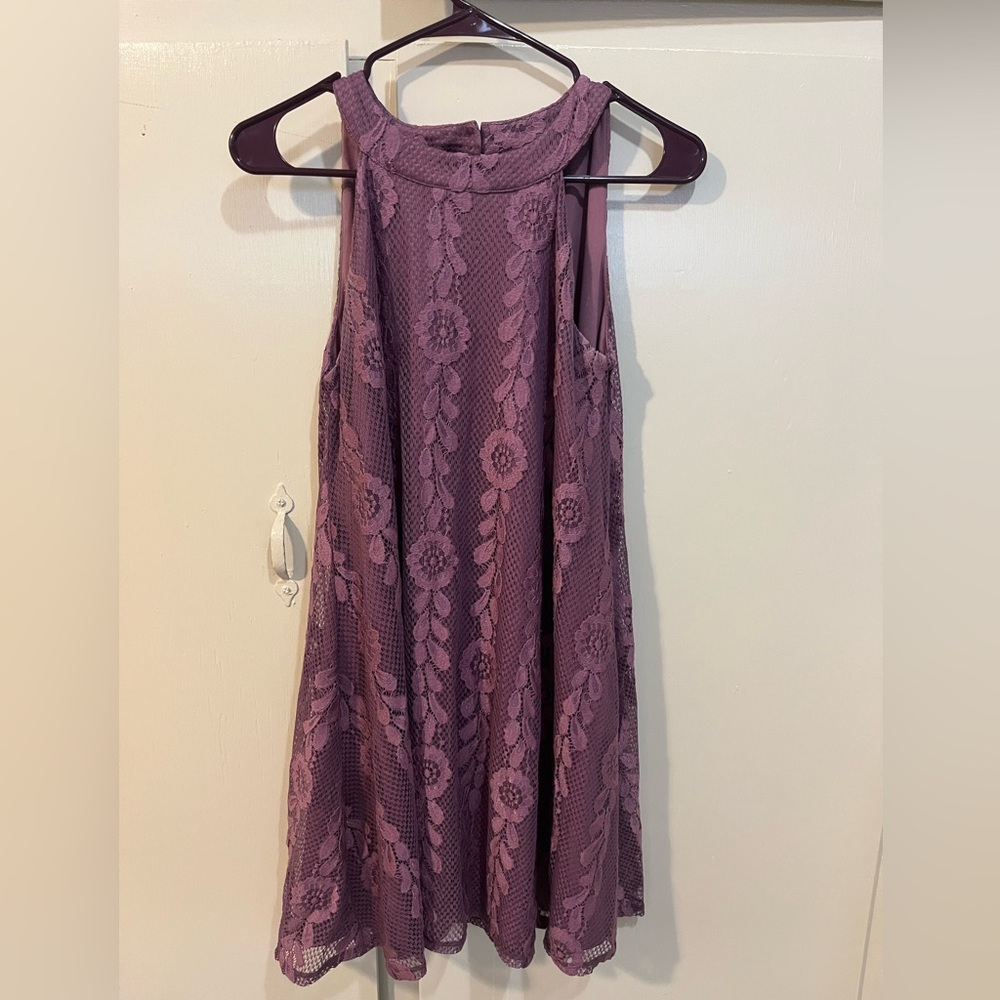 Altar'd State Lavender Halter Sundress